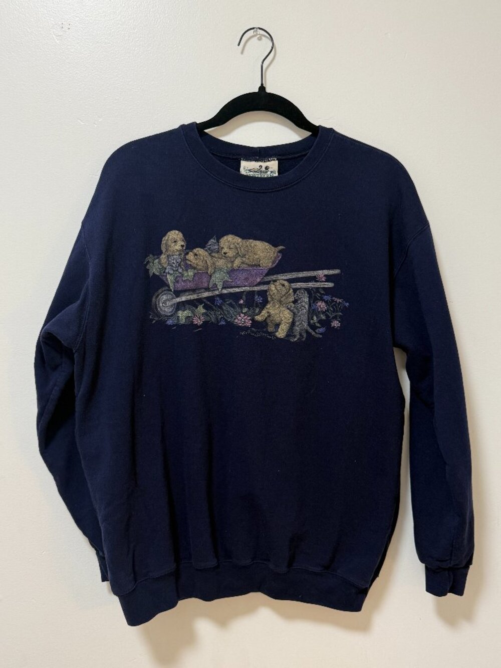 Northern Reflections Navy Puppy Crewneck